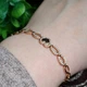 Браслет Xuping Jewelry 4-8мм длина 17-19см медицинское золото позолота 18К 2402 - изображение 5