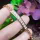 Браслет Xuping Jewelry 4-6мм длина 18см медицинское золото позолота 18К 2382 - изображение 3