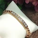 Браслет Xuping Jewelry 4-6мм длина 18см медицинское золото позолота 18К 2382 - изображение 5