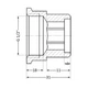 Подовжувач латунний Standart 1/2"ВЗ, довжина 20 мм SD4221520 Thermo Alliance - зображення 2