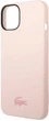 Etui Lacoste do iPhone 14 Plus Silicone Light pink (LCHCP14MSI) - obraz 2