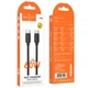 USB кабель Hoco X115 Surpass, Type-C, 1.0 м., Черный - 608132 - изображение 5