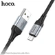USB кабель Hoco X102, MicroUSB, 1.0 м., Черный - 391907 - изображение 3