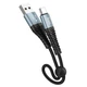 USB кабель Hoco X38 Cool, Type-C, 0.25 м., Чорний - 418709 - зображення 2