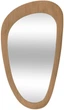 Lustro wiszące Atmosphera 91475 SOPHIE asymetryczne w stylu rockabilly 70 x 40 cm Brązowe (3560232735813) - obraz 1