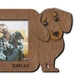 Фоторамка The Frame Depot с таксой персонализирована на 1 горизонтальное фото Коричневый (dog_dachshund) - изображение 5
