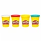 Пластилин Набор для творчества HASBRO Play-Doh 4 баночки - изображение 1