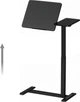 Приставний стіл на колесах з регулюванням висоти RZTK Desk Compact 2 700 х 400 мм Black - зображення 2
