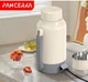 Портативний електричний чайник Pancerka 1 л, 800 Вт, з регулюванням температури, нержавіюча сталь , дорожній термочайник з дисплеєм, бежевий - зображення 9