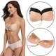 Самоклейний бюстгальтер-невидимка Fly Bra Бежевий S-XS - зображення 5