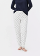 Пижамные хлопковые штаны Primark Bottom Pyjama S Низ пижамы Молочный (8851) - изображение 1