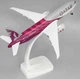 Модель літака Boeing 777 AIR QATAR Airways 1:300 металева лита колекційна модель пасажирського авіалайнера 20 см - зображення 10