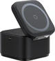 Беспроводное зарядное устройство 2 в 1 Baseus BS-W531 MagSafe / Qi USB-C 20 Вт Black (6932172647308) - изображение 2