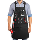 Фартук рабочий универсальный с нагрудником AP50 Canvas Aprons, цвет: Черный - изображение 1