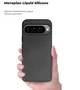 Чохол AeronCase+ для Google Pixel 10 з мікрофіброю | Тонкий, захисний, чорний - изображение 4