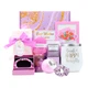 Подарочный набор Lesko Spa Gift Basket Set 01 Violet 8 предметов термостакан мыло бомбочка свеча браслет - изображение 1