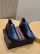Мужские демисезонные кроссовки Zegna синего цвета 45 р (29.2см) - изображение 3