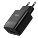 Мережевий зарядний пристрій Hoco C72Q 18W для смартфонів та планшетів з USB портом швидка зарядка QC3.0 2A біле - зображення 6