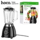 Блендер Hoco HE33 Retro 500 Вт для приготовления смузи и коктейлей чаша 1,5 л черный стеклянный - изображение 1