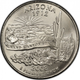 Монета 25 центів (квотер) США 2008 P BU "Штати і території - Аризона". Arizona State (quarter) - изображение 1