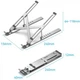 Подставка для ноутбука Vention Laptop X-type Stand Aluminum Alloy Silver (KDMI0) - изображение 2