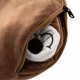 Подушка-игрушка собачка трансформер дорожная ARDESTO Travel Сute Dog 30х30см коричневая для путешествий - изображение 7