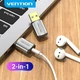 Звуковая карта USB Vention Audio USB-3.5мм 4pin Metal (OMTP-CTIA) Gray (CDLH0) - изображение 3