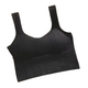 Женский спортивный бюстгальтер Push Up для йоги и фитнеса one size 60-90 black - изображение 1