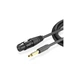 Кабель мультимедійний 6.35mm M to XLR F 5.0m AV131 black Ugreen (20721) - зображення 1