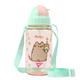 Дитяча пляшка для води Yes Pusheen 360 мл 708319 рожева дівчинці з трубочкою в школу садочок пушин - зображення 2