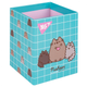 Стакан для ручок YES Pusheen 708216 картонний органайзер підставка для канцелярії олівців та фломастерів пушин - зображення 1