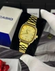 Парный набор часов Casio A-168 Gold-Gold | Мужской и женский | Подарок для влюбленных - изображение 4