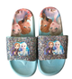 Дитячі шльопанці «Крижане серце» Frozen Magic Slides для дівчаток, блакитні 36-37р - зображення 2