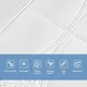 Самоклеющаяся 3D панель настенно-потолочные белые розы 700x700x3мм - изображение 4