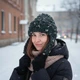 Набір в’язаних шапок вушанок Family Look для пари, ручна робота від PRIGRIZ — подарунок до дня закоханих - теплі, стильні, парні шапки унісекс - зображення 5