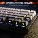 Механічна ігрова клавіатура ATTACK SHARK X68 HE Gray gradient Rapid Trigger, магнітні перемикачі Hall Effect, RGB, 66 клавіш, USB‑C, 8000 Гц - зображення 8