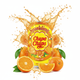 Напій газований Chupa Chups Orange (Апельсин) - 345 ml/24шт. уп. - зображення 1