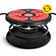 Диск здоров'я для талії 4FIZJO Mini Twister з еспандерами Black/Red (P-5905973402132) - зображення 4