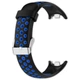 Перфорированный ремешок Vanfone для Xiaomi Mi Smart Band 8/9/10, черно-синий (VANAX56007) - изображение 2