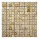 Мозаика из мрамора D-CORE ZM-8812M Giallo Marble 20x20x4 (305x305) мм глянцевая на сетке - изображение 1