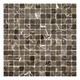 Мозаика из мрамора D-CORE ZM-8813M Marron Emperador 20x20x4 (305x305) мм глянцевая на сетке - изображение 1