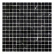 Мозаика из мрамора D-CORE ZM-8816M Nero Marquina 20x20x4 (305x305) мм глянцевая на сетке - изображение 1