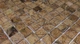 Мозаика из мрамора D-CORE ZM-8815M Bidasar Brown 20x20x4 (305x305) мм глянцевая на сетке - изображение 2