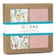 Набор пеленок Cosas FLOWERS Бязь 80x100 см 2 шт (4822052227329) - изображение 1