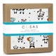 Пеленка Cosas BLUE PANDA Муслин 110x150 см (4822052435397) - изображение 2