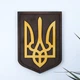 Герб Украины темный (Тризуб настенный/настольный) 27*20 см Гранд Презент 21 - изображение 2