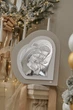 Икона серебряная Святая Семья (81343 2L) 40,5x46,5 см - изображение 1