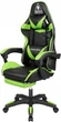 Комп'ютерне крісло для геймера Kruger&Matz Warrior GX-150 Black/Green (KM0790GR) - изображение 1