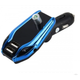 FM модулятор X8 Plus Bluetooth 2 USB AUX трансмиттер Синий - изображение 1