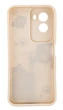 Чехол Shock Case Print для телефона Poco M7 4G бампер силиконовый бежевый с рисунком кот - изображение 2